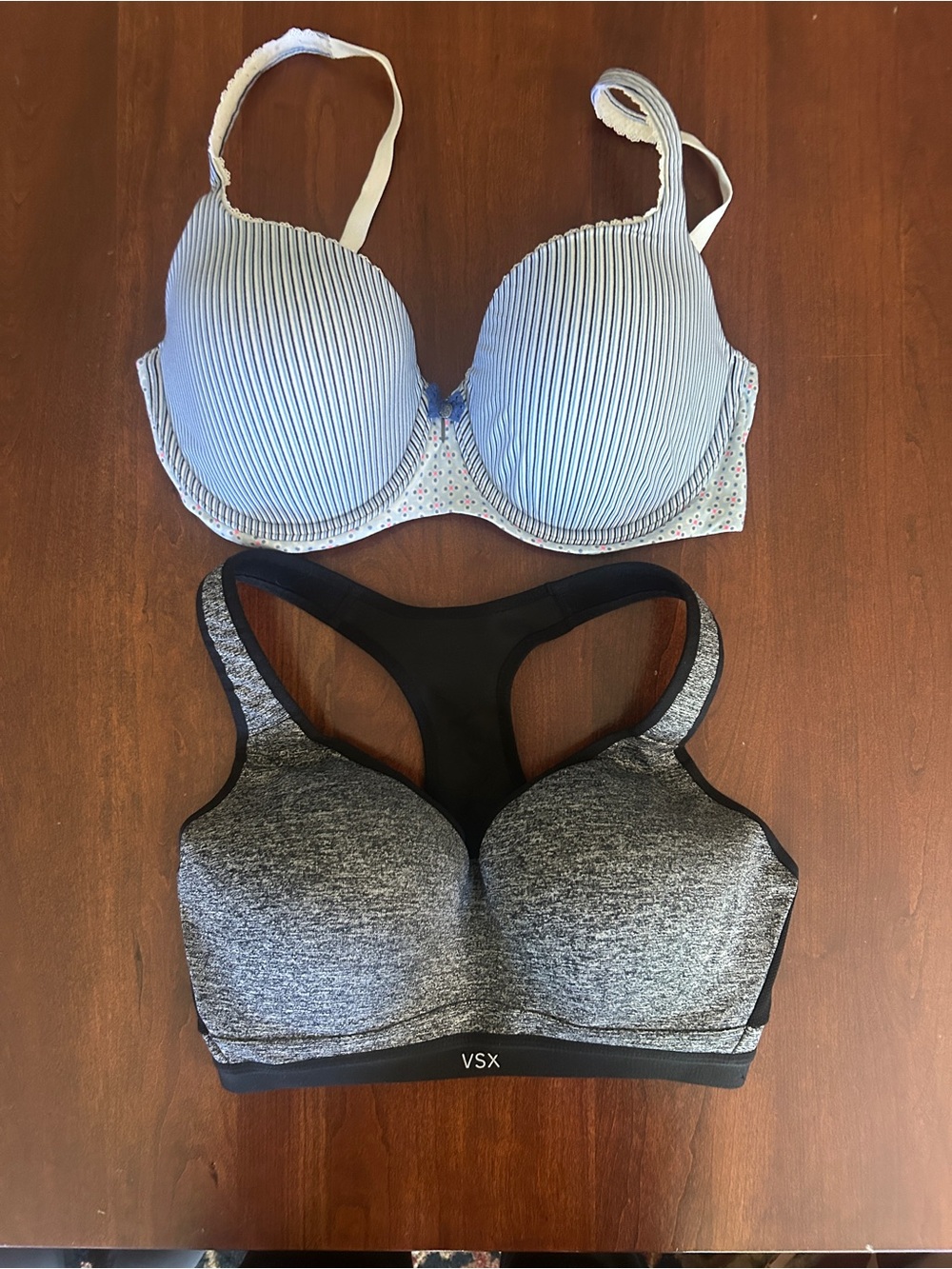 Victoria's Secret Body By Victoria Demi  Heather VSX Racerback Sports Bra 34DDD